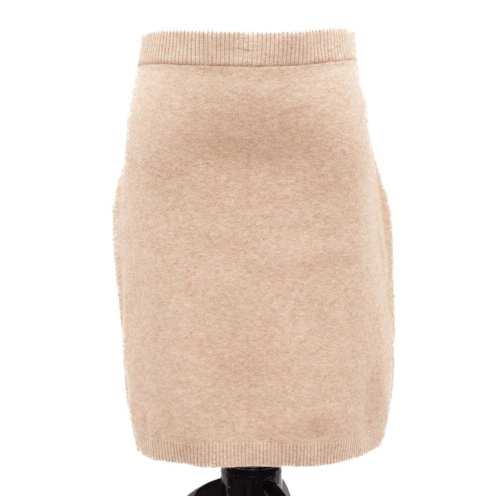 New Skies Are Blue Oatmeal Cozy Knit MIni Skirt Size Large